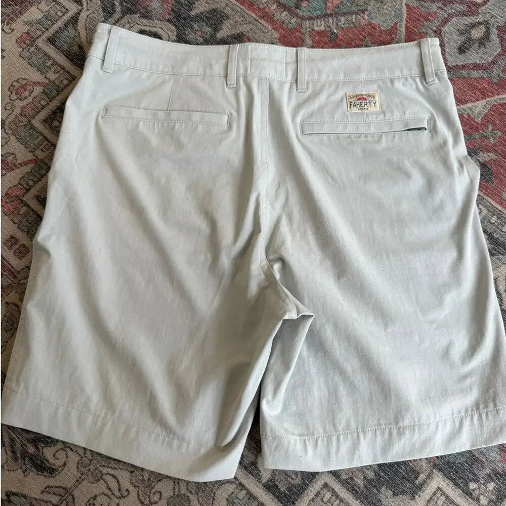 Faherty Men's All Day Short in Stone 7
